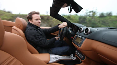 Ferrari California driving