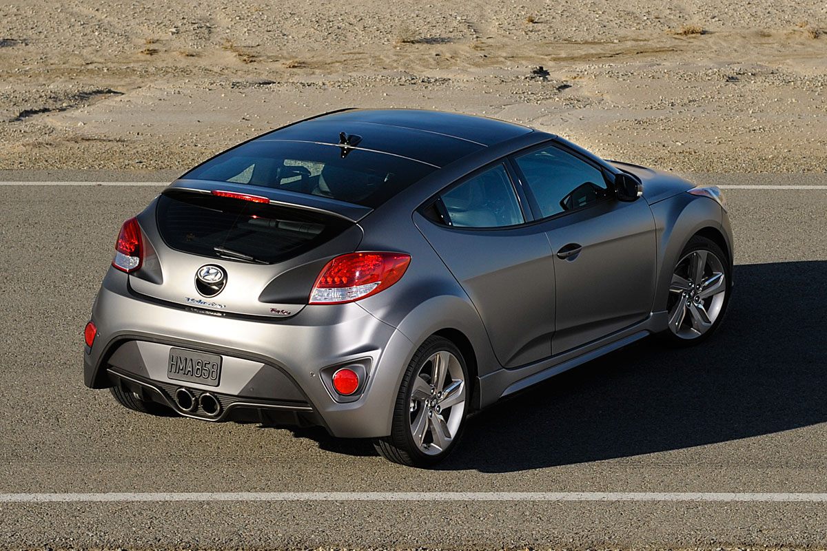 Hyundai Veloster Turbo rear three-quarters