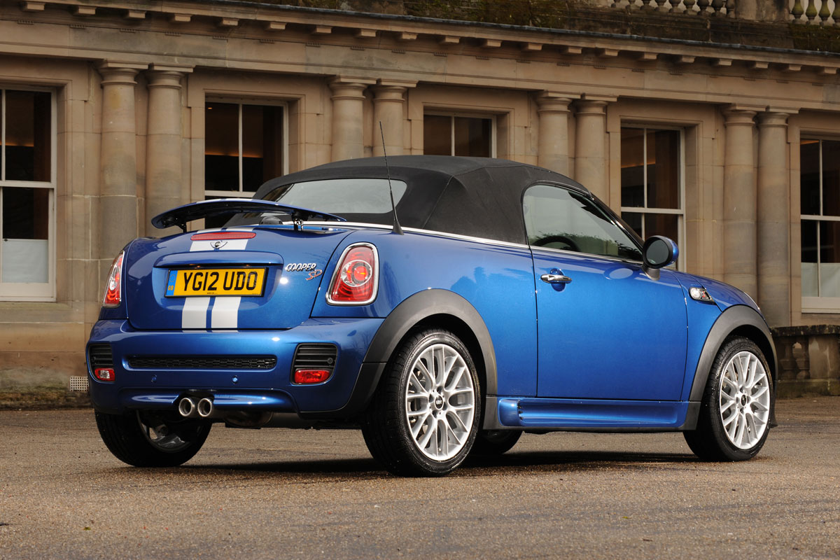 MINI Cooper SD Roadster rear three-quarters