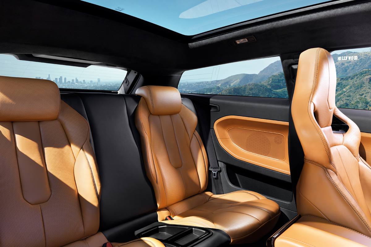 Victoria Beckham Evoque rear seats