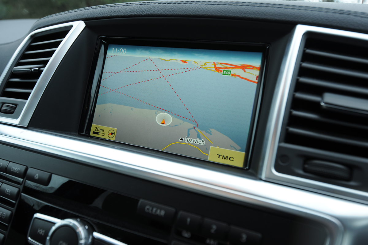 Mercedes ML 350 CDI sat-nav