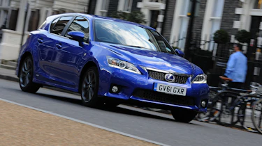 Lexus CT 200h front cornering