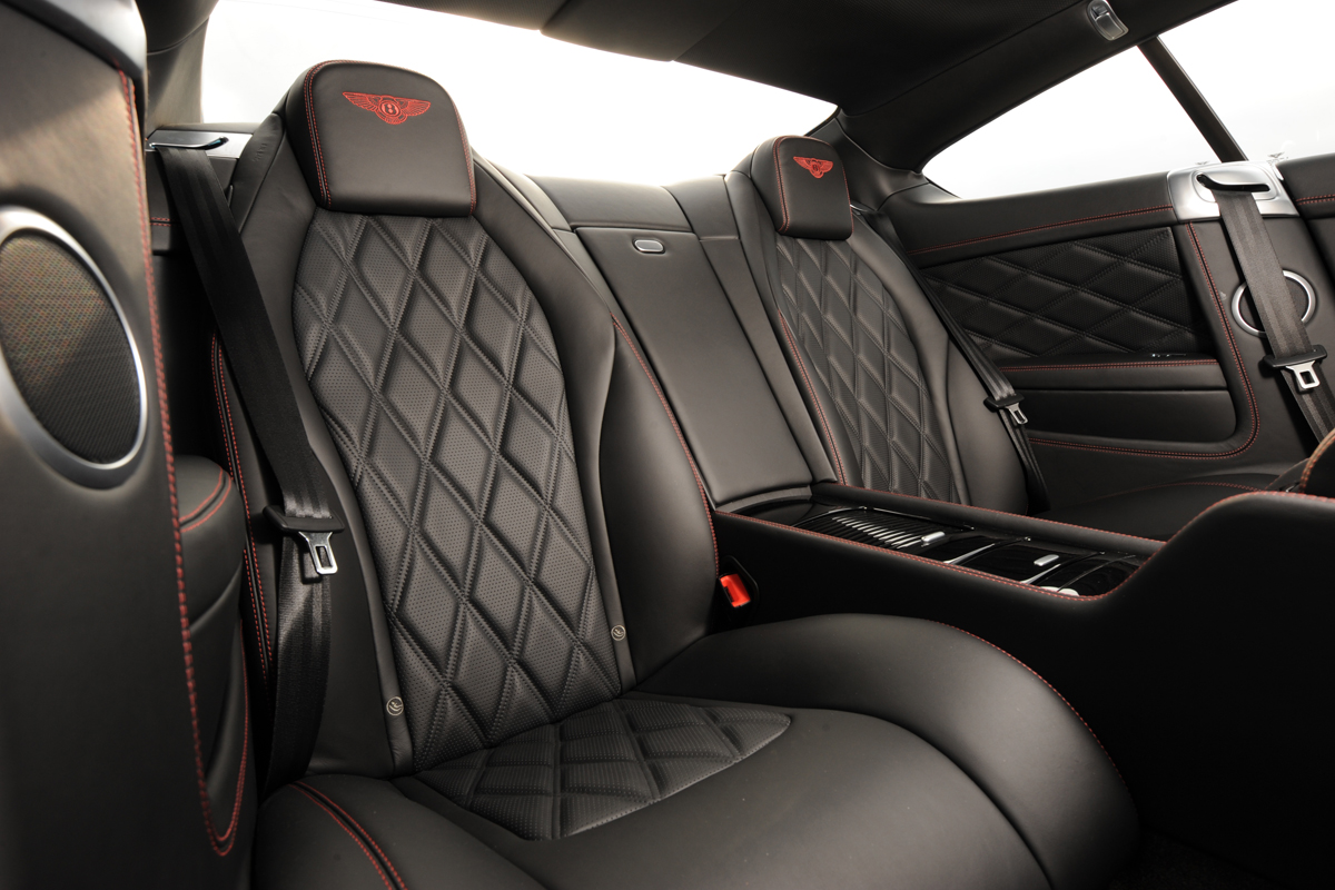 Bentley Continental GT V8 rear seats
