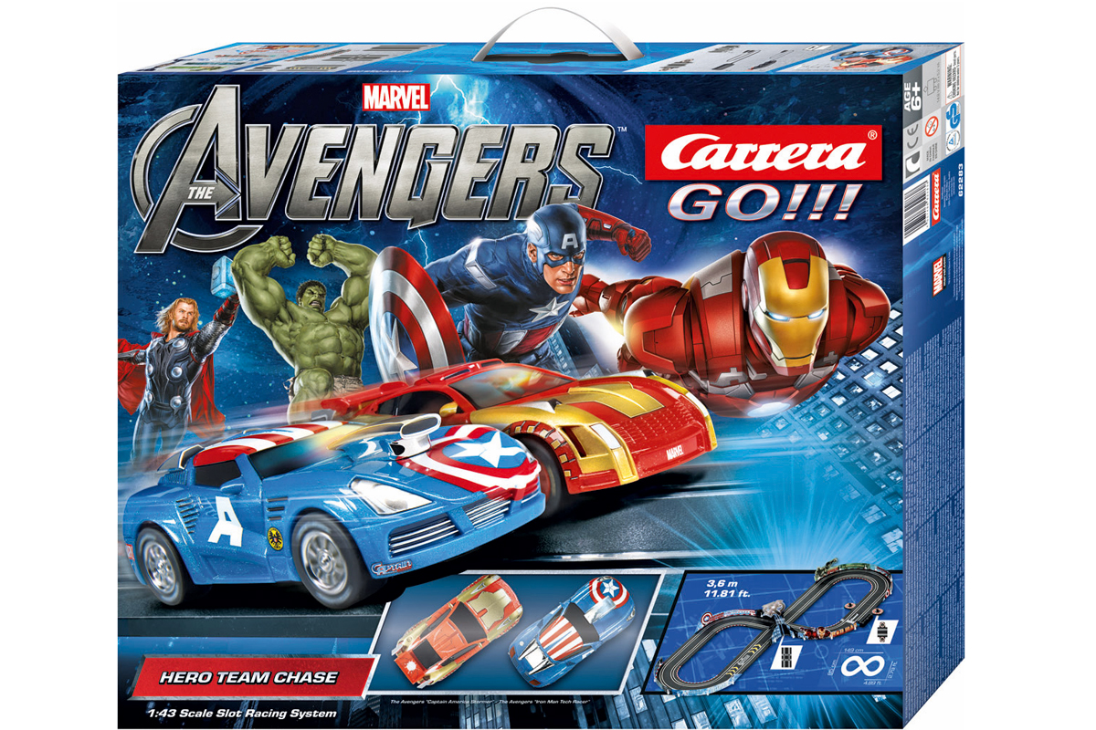 Carrera GO!!! Avengers Hero Team Chase set