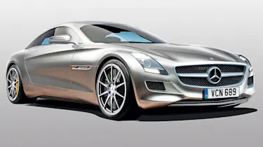 Mercedes SLC front three-quarters
