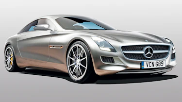 Mercedes SLC front three-quarters