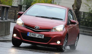 Toyota Yaris front action