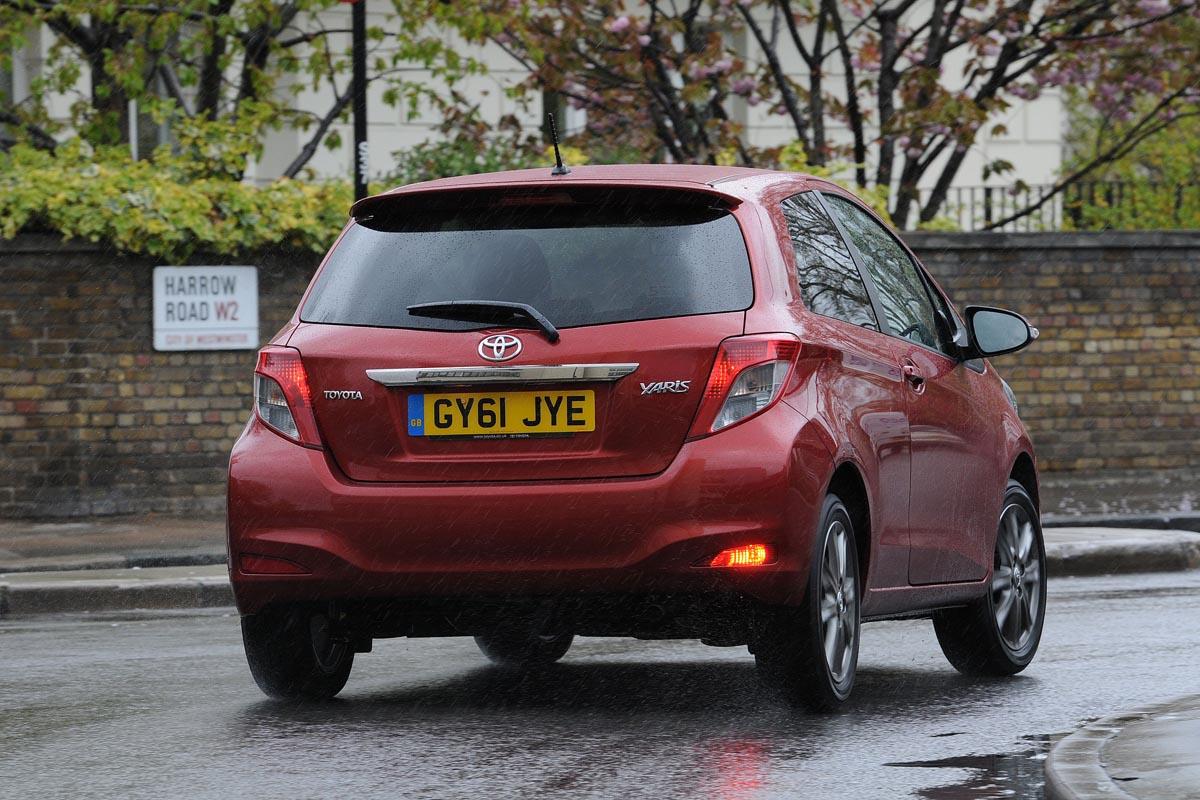 Toyota Yaris rear action