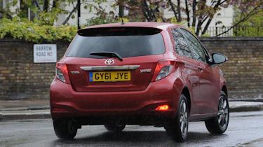 Toyota Yaris rear action