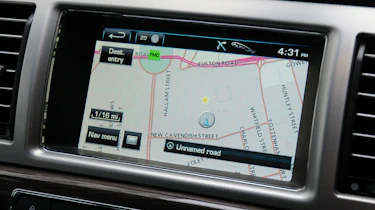 Jaguar XF sat nav