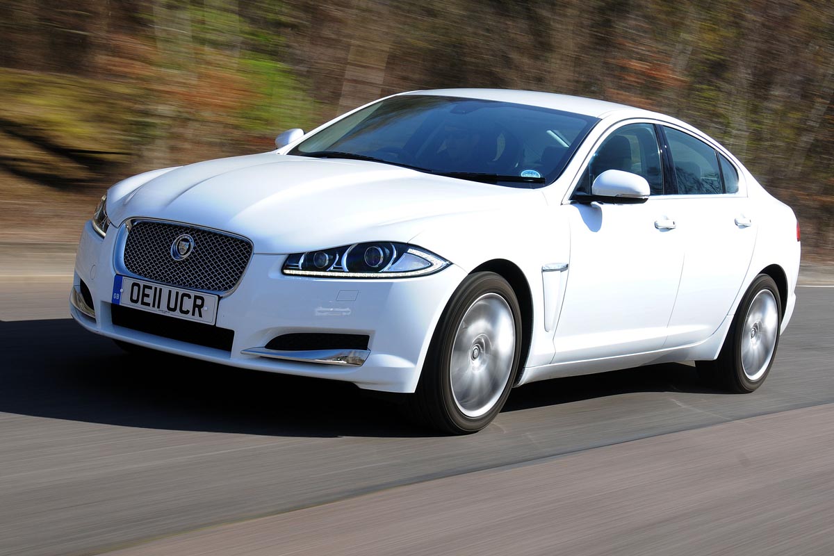 Jaguar XF front action
