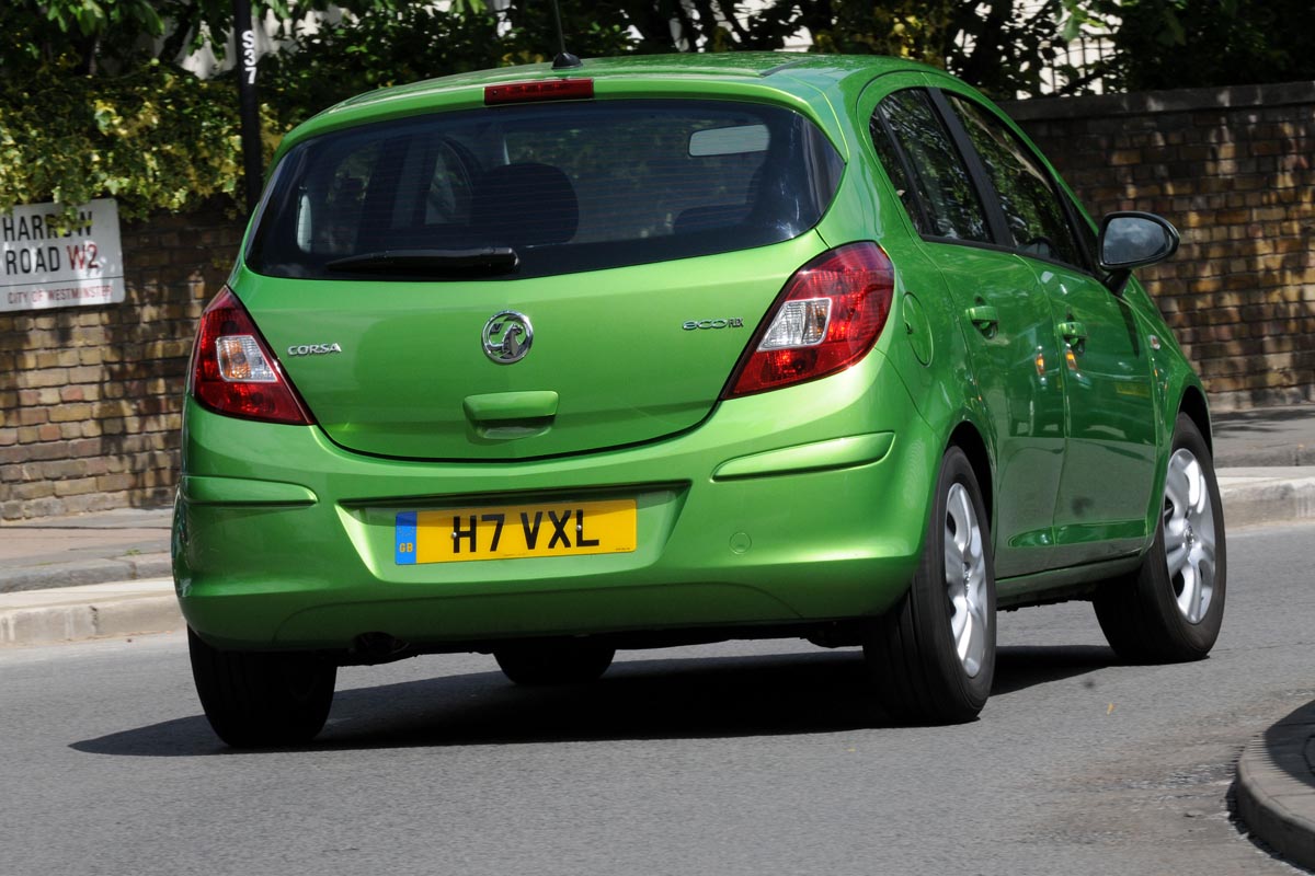 Vauxhall Corsa rear action
