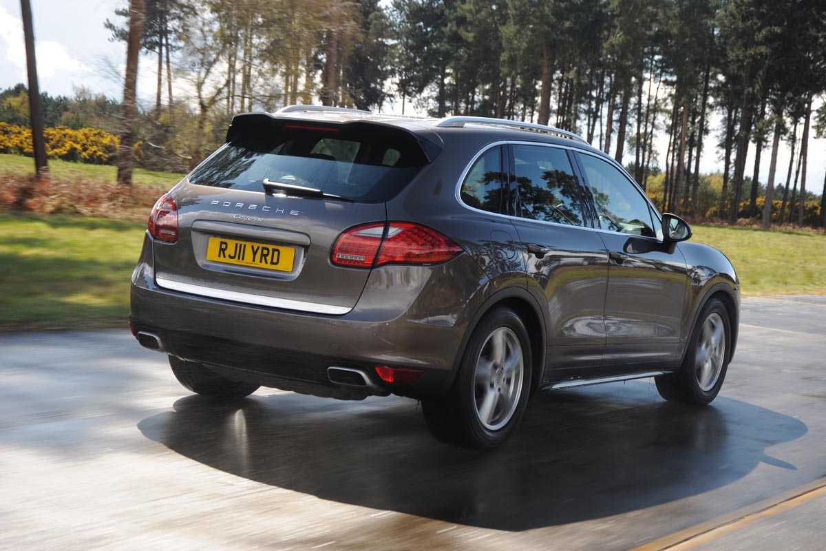 Porsche Cayenne rear action