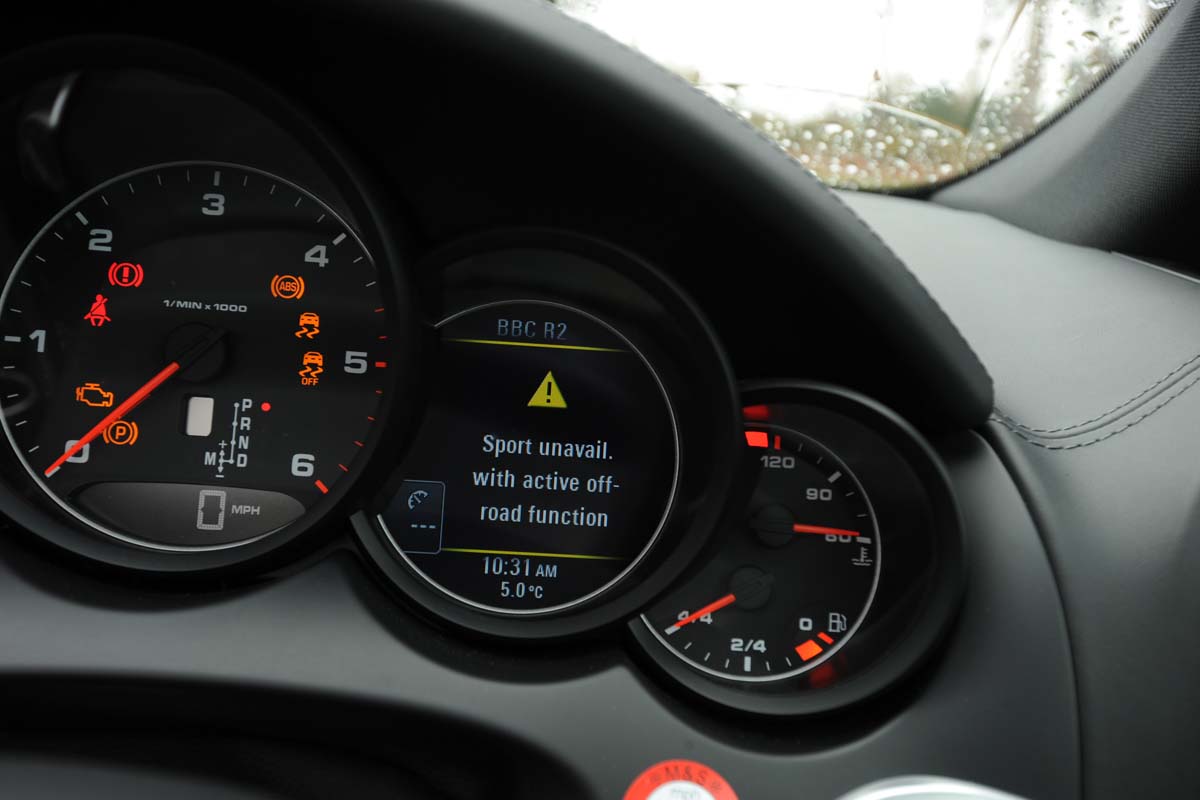 Porsche Cayenne dials