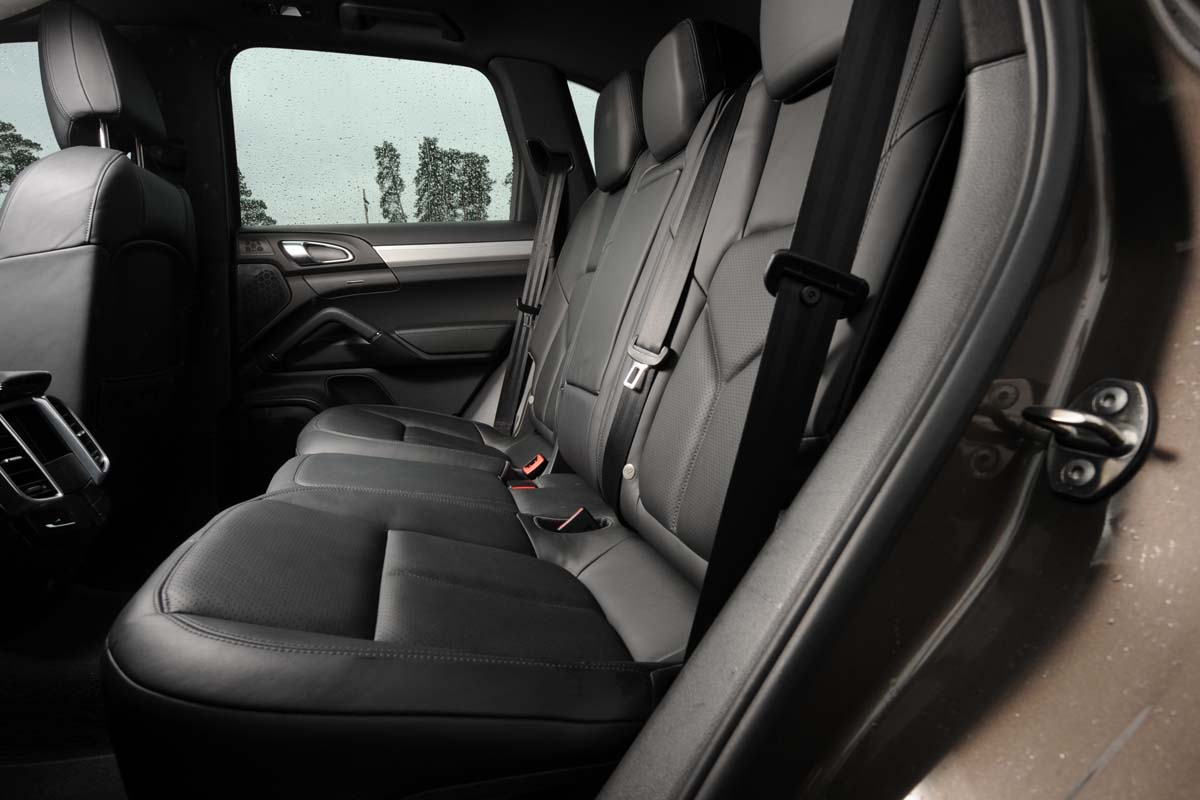 Porsche Cayenne rear seat