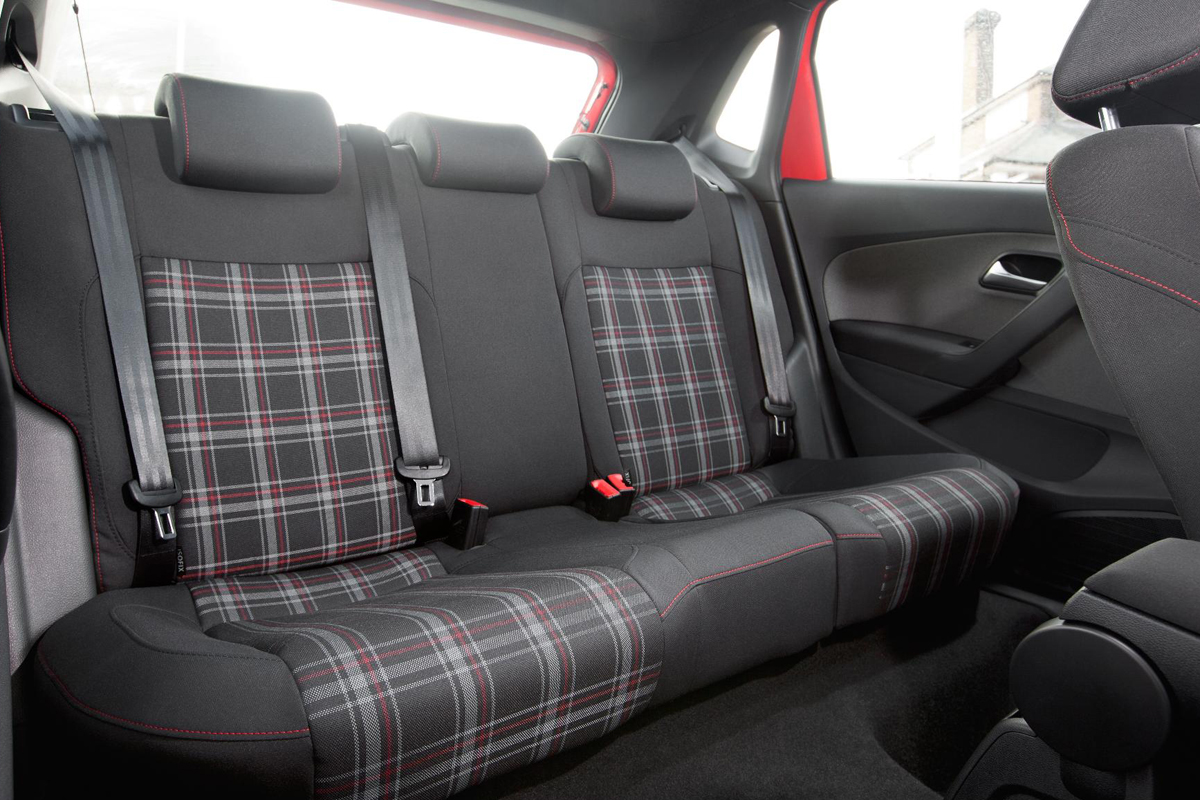 Volkswagen Polo GTI rear seats