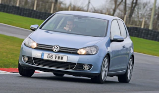 Volkswagen Golf front cornering