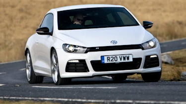 Volkswagen Scirocco R front cornering