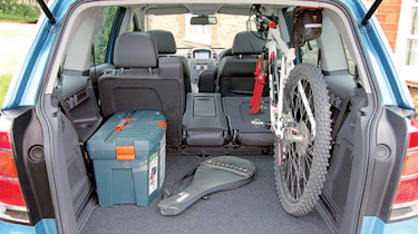 Vauxhall Zafira boot