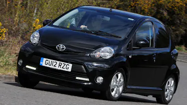 Toyota Aygo front cornering