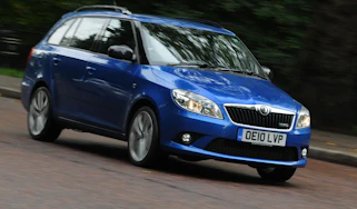 Skoda Fabia vRS Estate front cornering