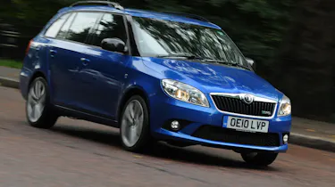 Skoda Fabia vRS Estate front cornering