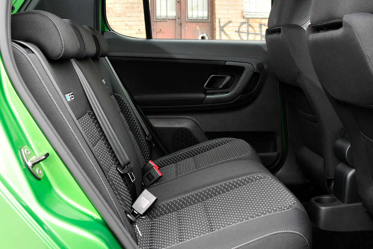 Skoda Fabia vRS rear seats