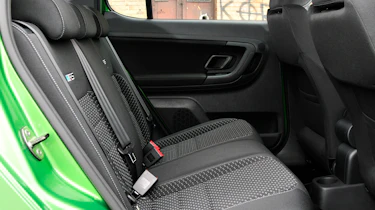 Skoda Fabia vRS rear seats