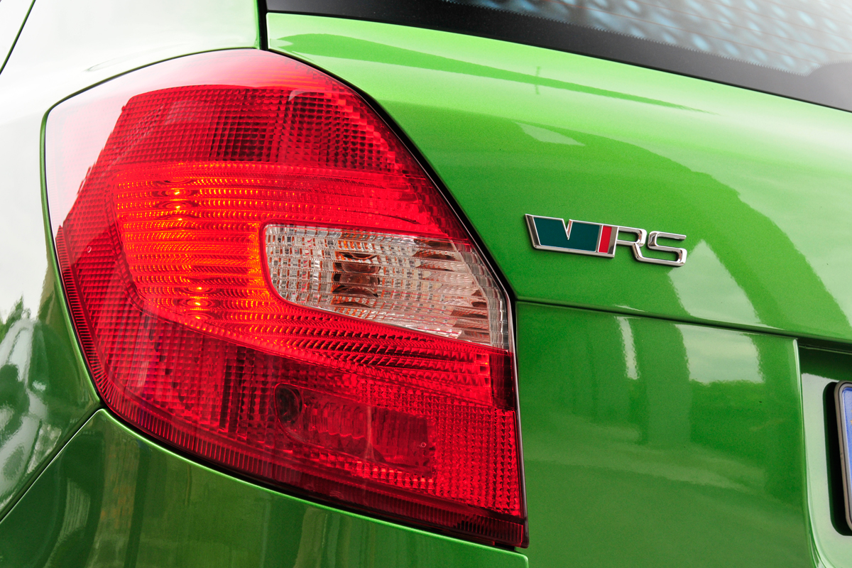 Skoda Fabia vRS badge