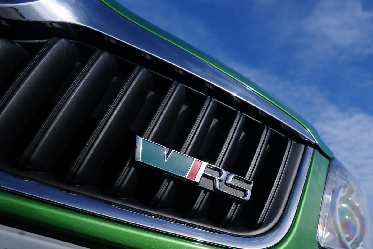 Skoda Fabia vRS badge
