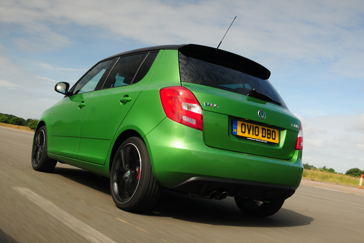 Skoda Fabia vRS rear tracking