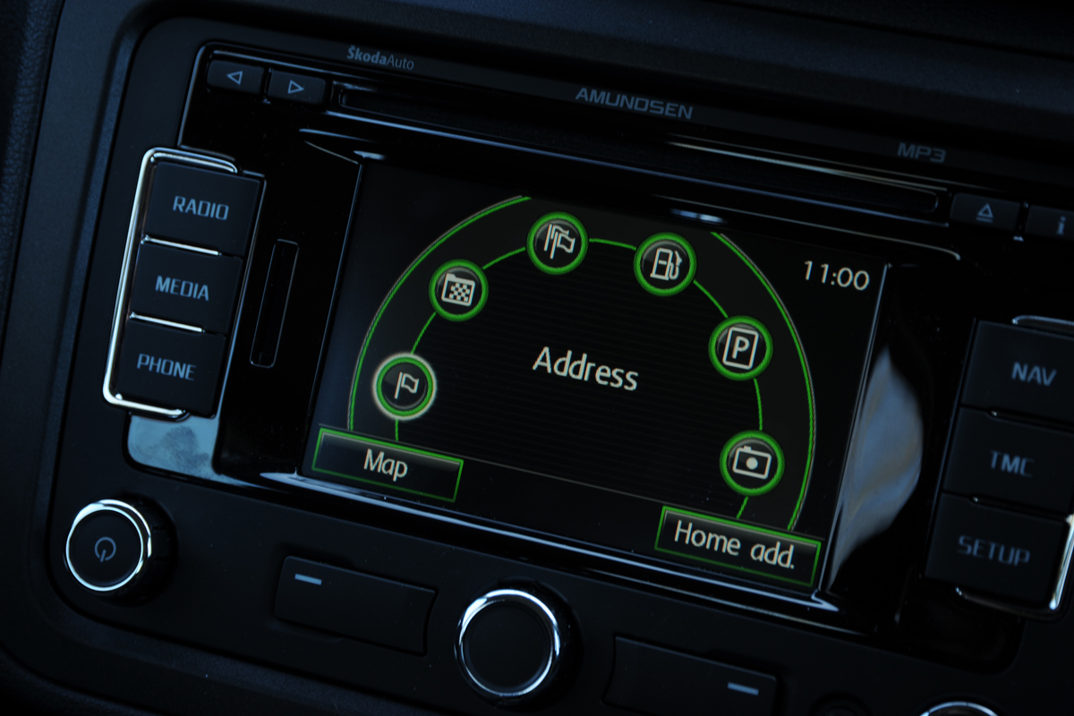 Skoda Fabia sat-nav
