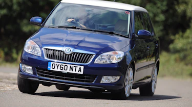 Skoda Fabia front cornering