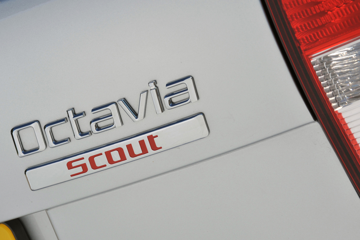 Skoda Octavia Scout badge