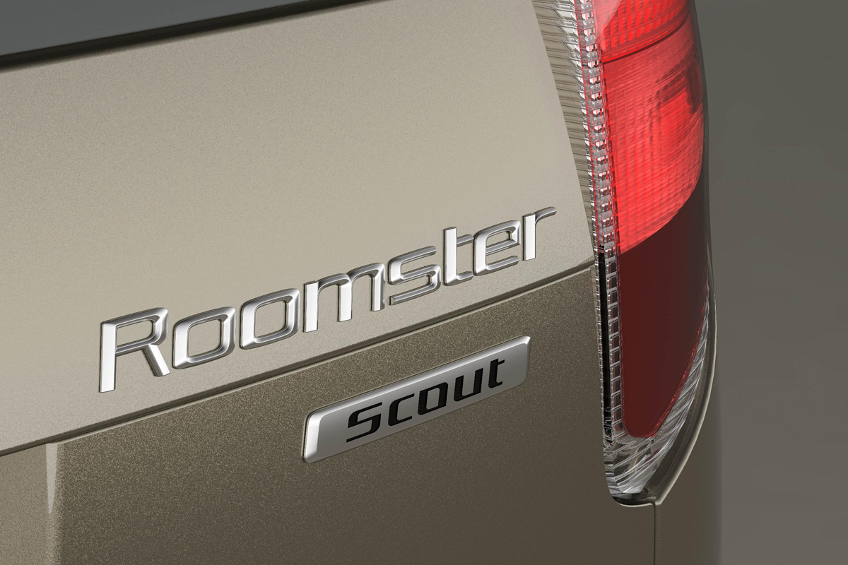 Skoda Roomster Scout badge