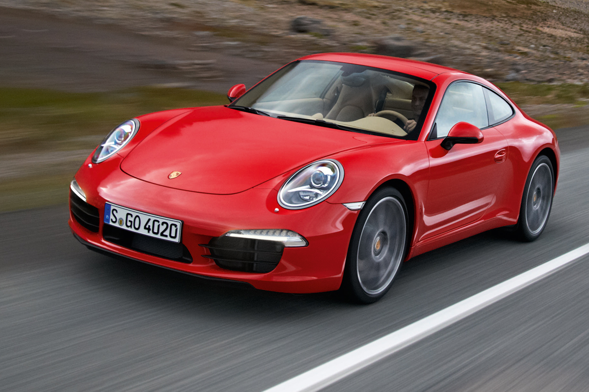 Porsche Cayman front tracking