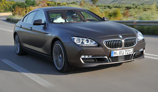 BMW 640d Gran Coupe front tracking