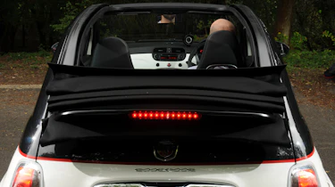 Abarth 500C roof down