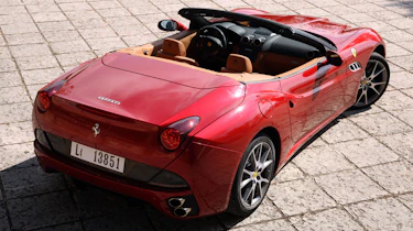 Ferrari California from above