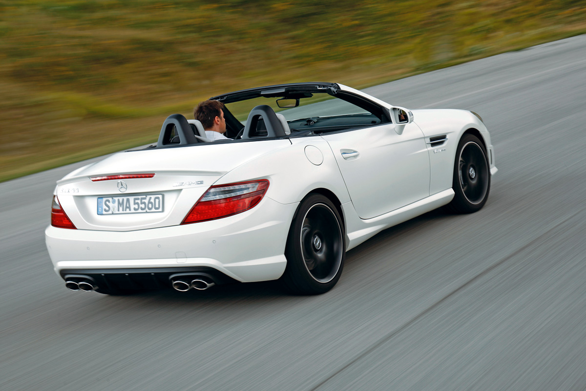 Mercedes SLK55 AMG rear tracking