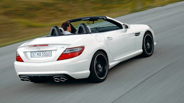 Mercedes SLK55 AMG rear tracking