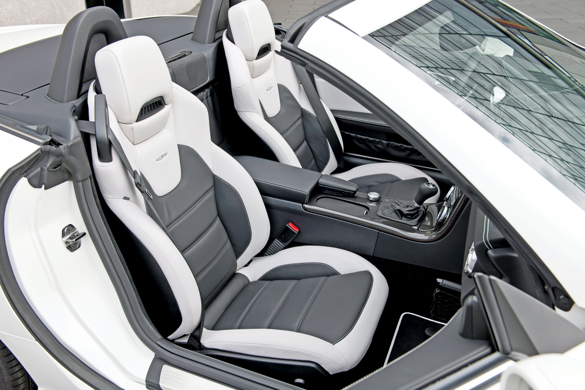 Mercedes SLK55 AMG sport seats