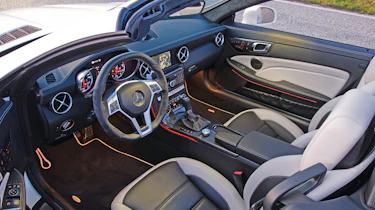 Mercedes SLK55 AMG interior