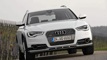 Audi A6 Allroad front cornering