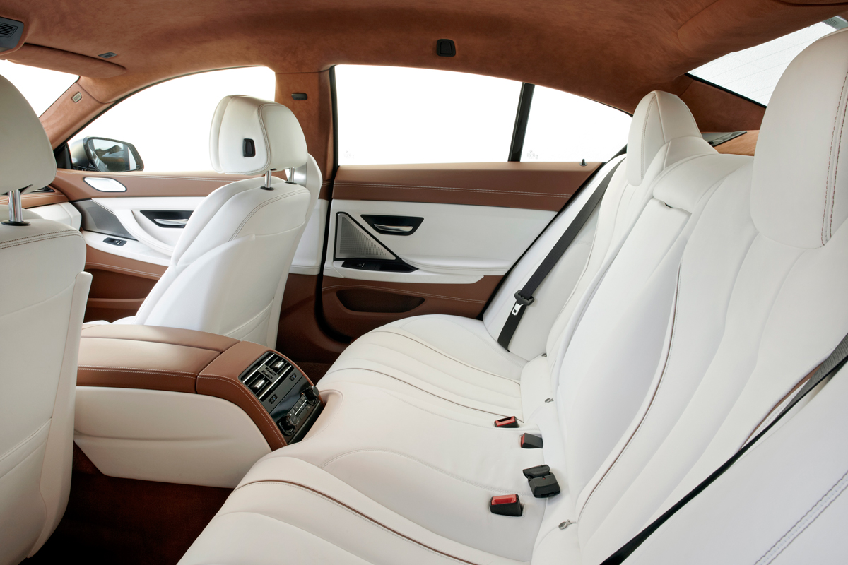 BMW 6 Series Gran Coupe rear seats
