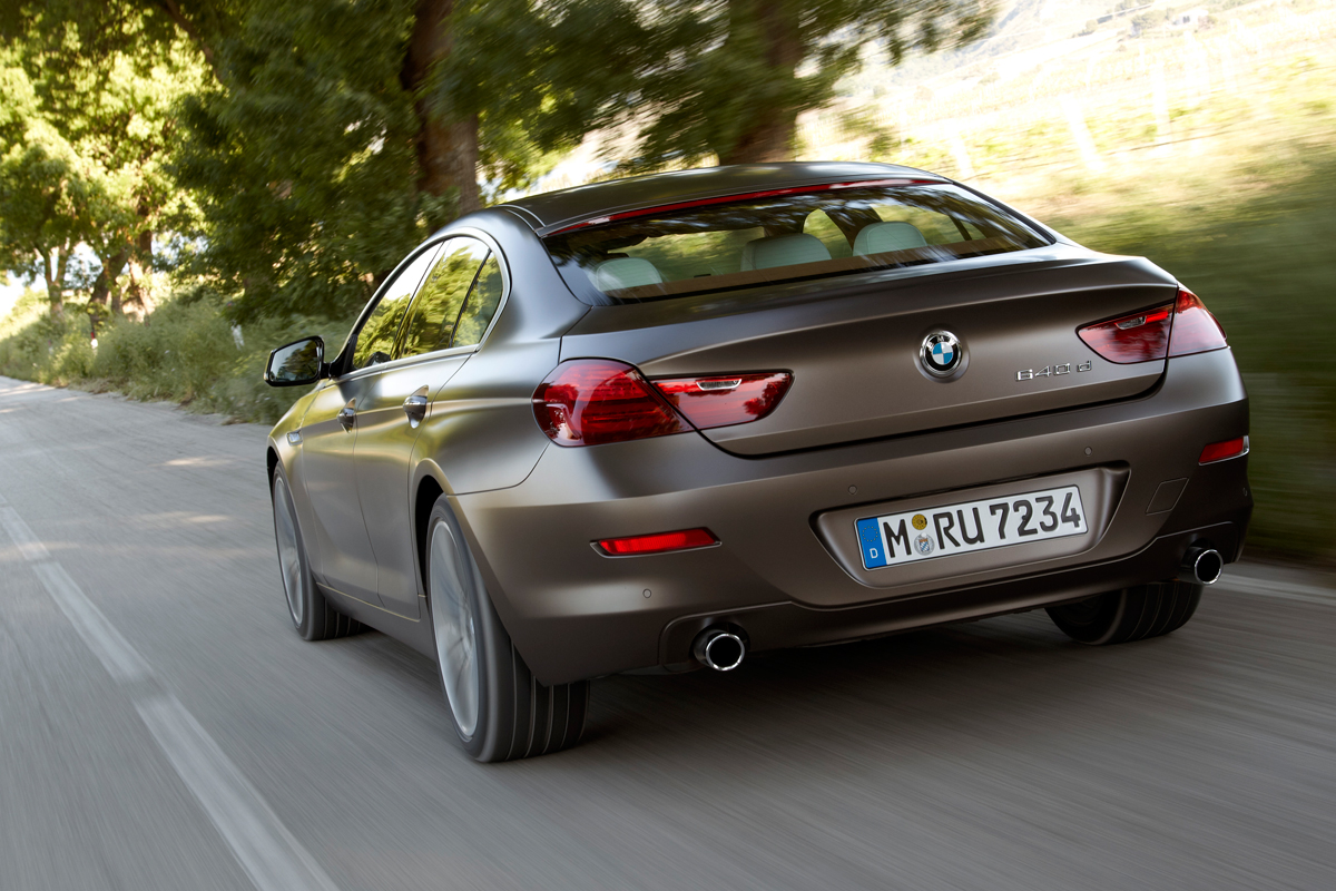 BMW 6 Series Gran Coupe rear tracking