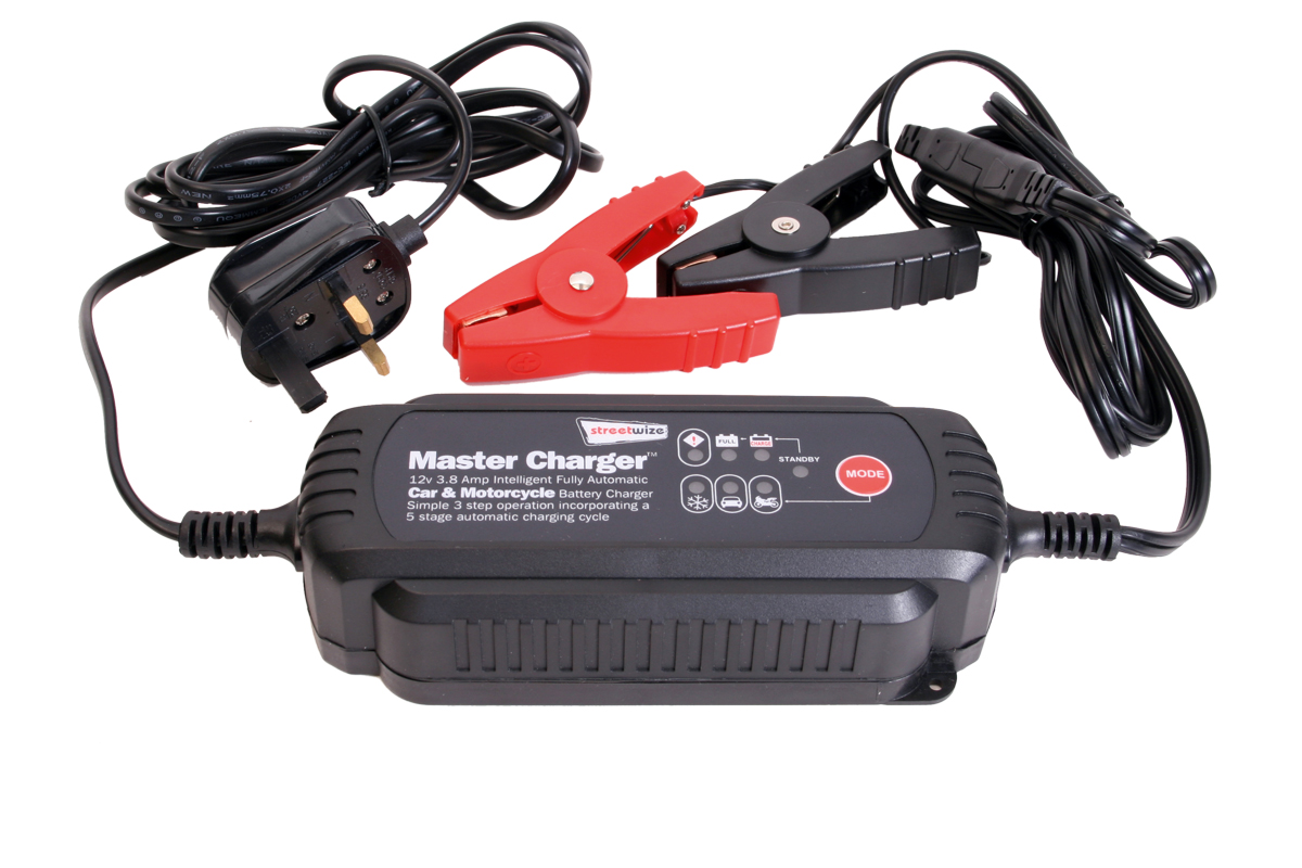 Streetwize Car &amp;#038; Motorcycle Battery Charger