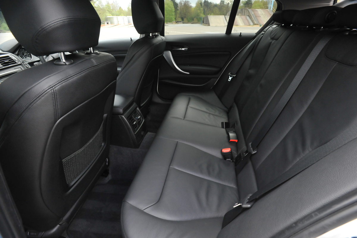 BMW 116d ED rear seats