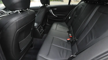 BMW 116d ED rear seats