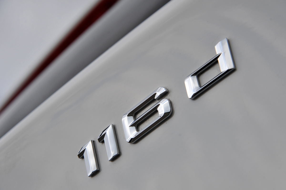 BMW 116d ED badge